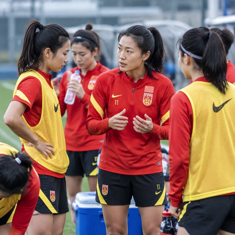 中国女足转场大阪备战亚运会四强争夺
